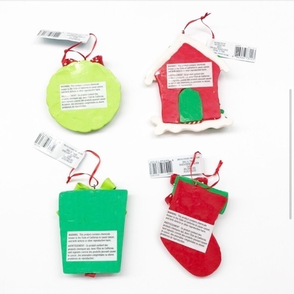 NEW Celebrate It Christmas ornaments set of 4 - Picture 2 of 4